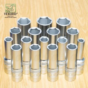 [15pcs] Paket mata sock panjang TEKIRO 1/2" 6PT 8mm - 24mm