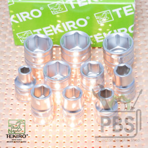 Paket mata kunci sok TEKIRO 8 sampai 24 (1/2" 6PT) . Paket mata kunci shock 1 set lengkap tekiro ori alat bongkar mobil dan motor